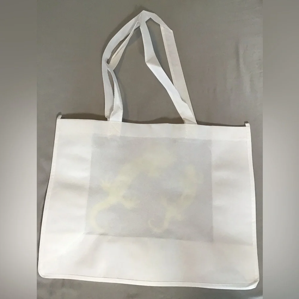 White and Blue Tote Bag - Picture 4 of 4